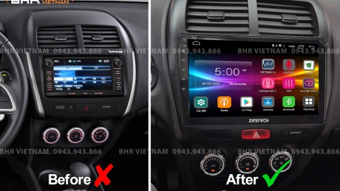 Màn hình DVD Android xe Mitsubishi Outlander Sport 2013 - 2016 | Zestech Z500